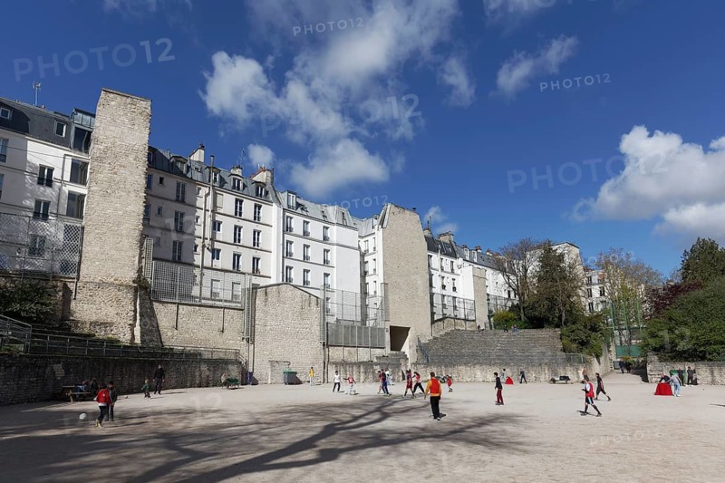 Lutetia Arena, Arenes de Lutèce, Roman Amphitheatre, Latin Quarter, Paris, France