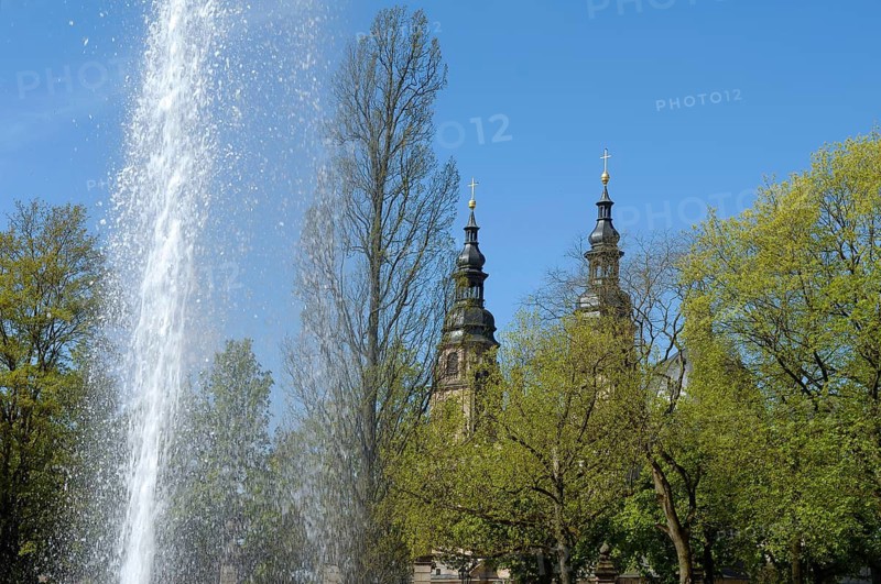 Castle Park, Fulda City Palace, Hesse, Germany
