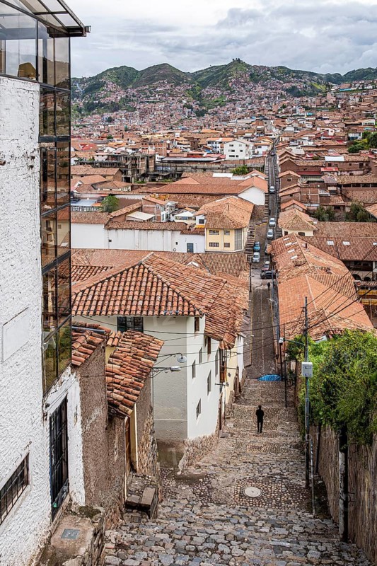 Armargura Street Stairs, Cusco, Peru