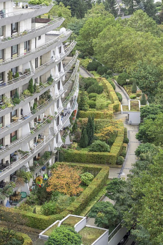 Roof gardens in Frankfurt/Main, Cambridge Botanical Garden, Germany