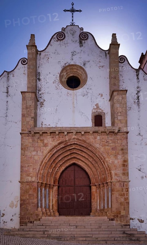 Silves, entrance portal, cathedral, Sé Catedral de Silves, Algarve, Portugal