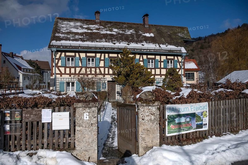 Historisches Fachwerkwohnhaus, Egloffstein, Upper Franconia, Bavaria, Germany