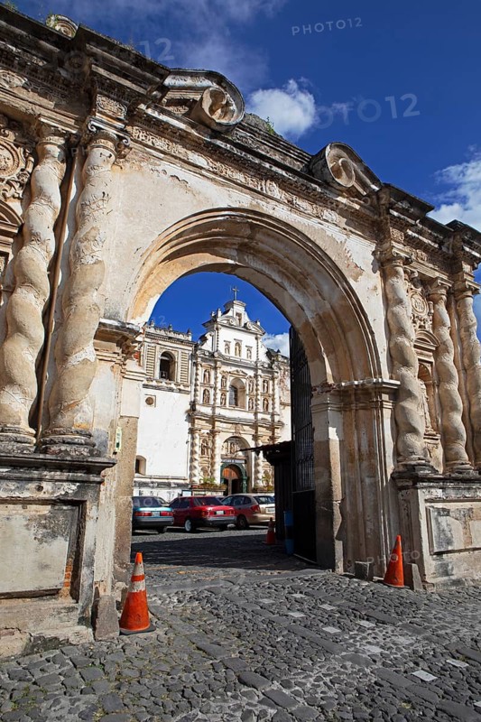 Templo de San Francisco el Grande Monastery Church, Old Town, Antigua, Sacatepéquez Department, Guatemala