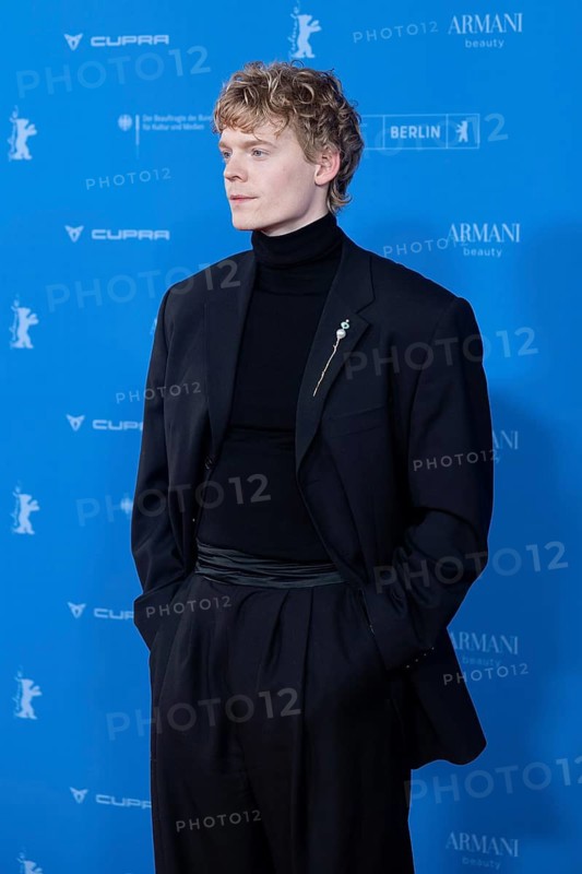 Lucas Lynggaard Tønnesen on the Red Carpet in front of the premiere of The Weight at the Berlinale at the Zoo Palast on 17.02.2026. The 76th Berlin International Film Festival will take place from February 12 to 22, 2026
