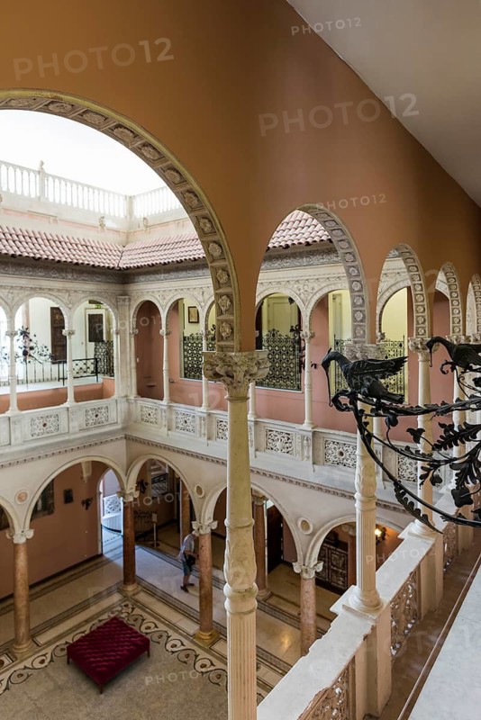 Interior view, Villa Ephrussi de Rothschild, Saint-Jean-Cap-Ferrat, Cap Ferrat, Alpes Maritimes, Provence Alpes Cote d'Azur, French Riviera, South of France, France