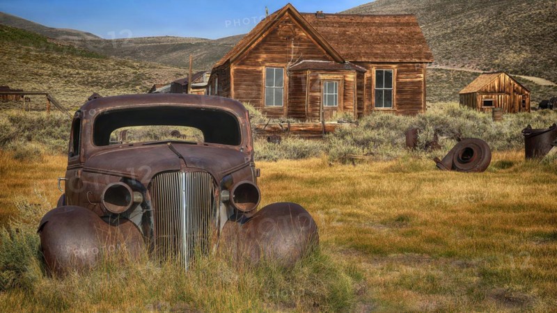 USA, California, Ghost town Bodie, Bodie, California, USA