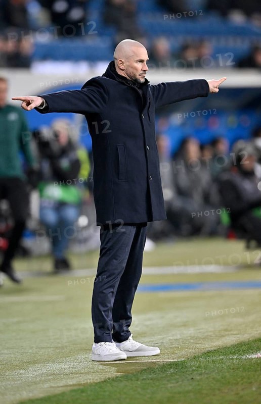Coach Christian Ilzer TSG 1899 Hoffenheim Gesture Gesture Europa League, PreZero Arena, Sinsheim, Baden-Württemberg, Germany