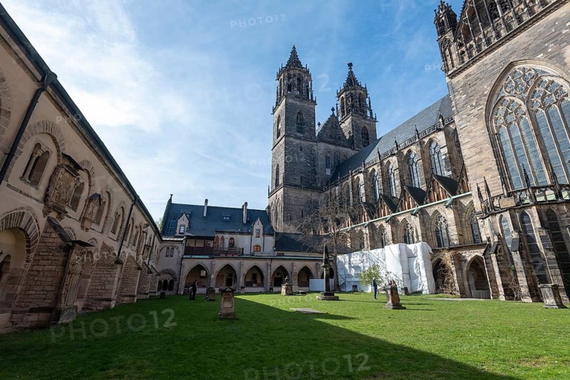 Magdeburg Cathedral, Cloister, Magdeburg, Saxony-Anhalt, Germany