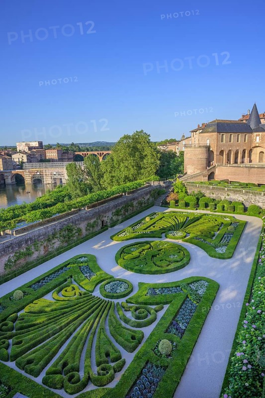 Palais de la Berbie with park, Albi, Département Tarn, France