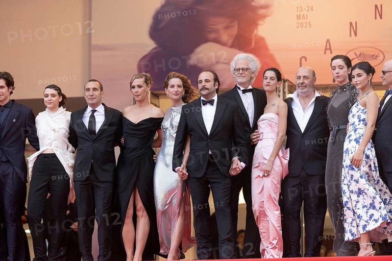 Cannes, France - 22.5.2024: Ariadna Cabrol, Zinedine Soualem, Cecile de France, Julia Piaton, Vincent Macaigne, Santiago Amigorena, Suzanne Lindon, Cedric Klapisch, Sara Giraudeau, Cassandra Cano, Bruno Levy, Valentin Campagne during the - La Venue De L'avenir (Colours Of Time) - Red Carpet during the 78th Cannes International Film Festival. The film festival takes place from 13 to 24 May 2025
