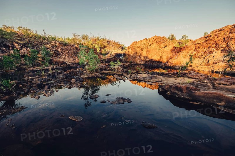 Sunrise Edith Falls in northern Australia, Australia