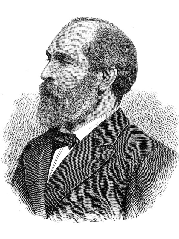 James Abram Garfield, 19 November 1831, 19 September 1881, was an American politician, party, and the 20th President of the United States from 4 March 1881 until his death as a result of an assassination attempt, Historical, digital reproduction of an original from the 19th century