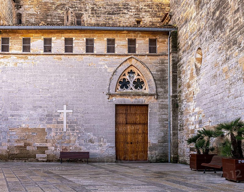 Església de Sant Jaume d'Alcúdia, church in the old town, Malorca, Spain
