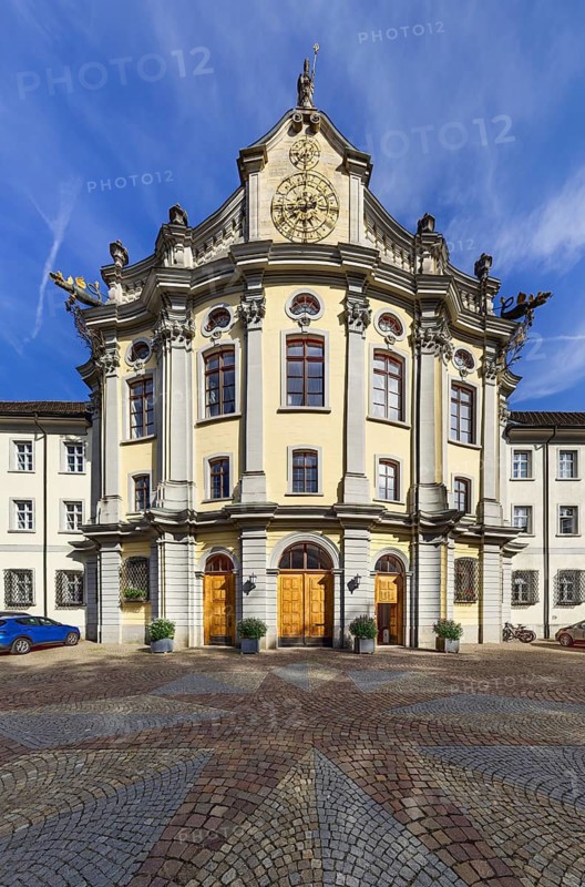 Entrance to St. Blasien College, Waldshut District, Baden-Württemberg, Germany
