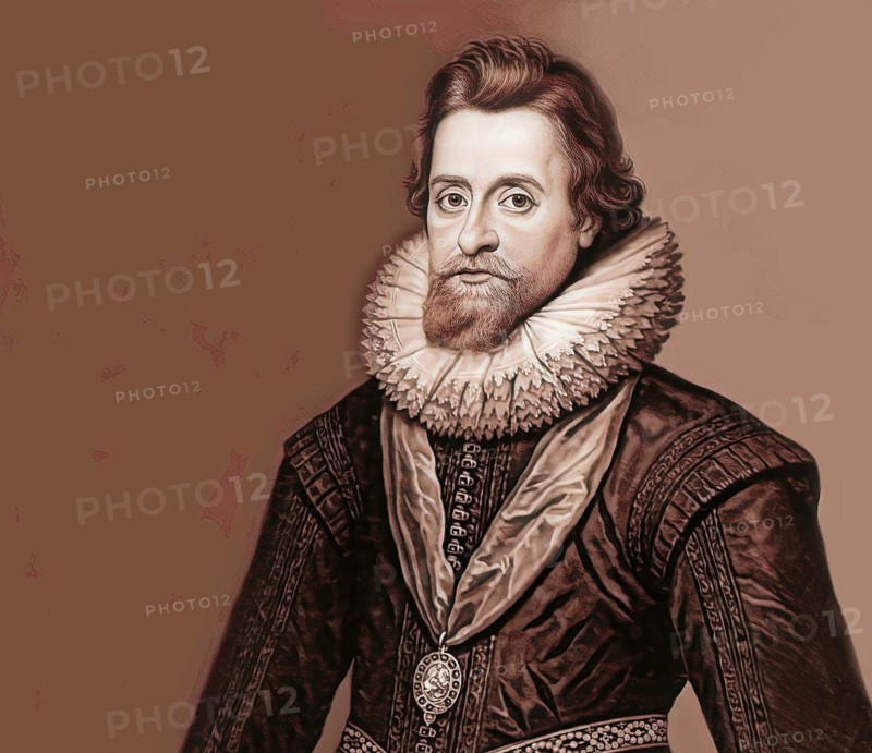 James VI and I, James Charles Stuart, 1566 – 1625, King of England, Scotland and Ireland, digitally edited