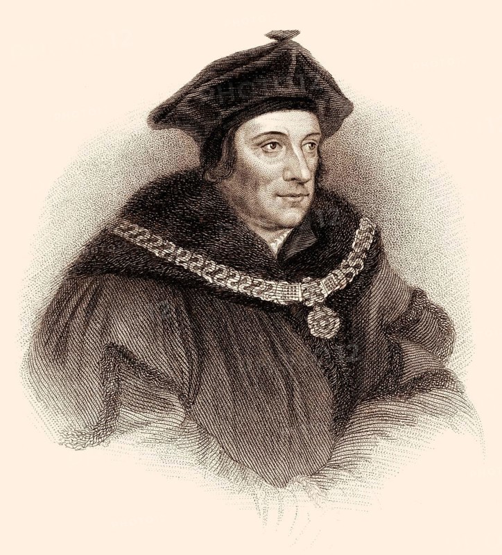 Thomas More or More, 1478 - 1535, an English statesman, humanist writer and a saint and martyr of the Roman Catholic Church
