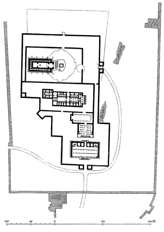 Solomon's Temple, Temple Mount, Jerusalem, after Hugo von Ritgen