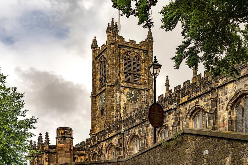 Lancaster Priory or Priory Church of St Mary in Lancaster, Lancashire, England, Great Britain