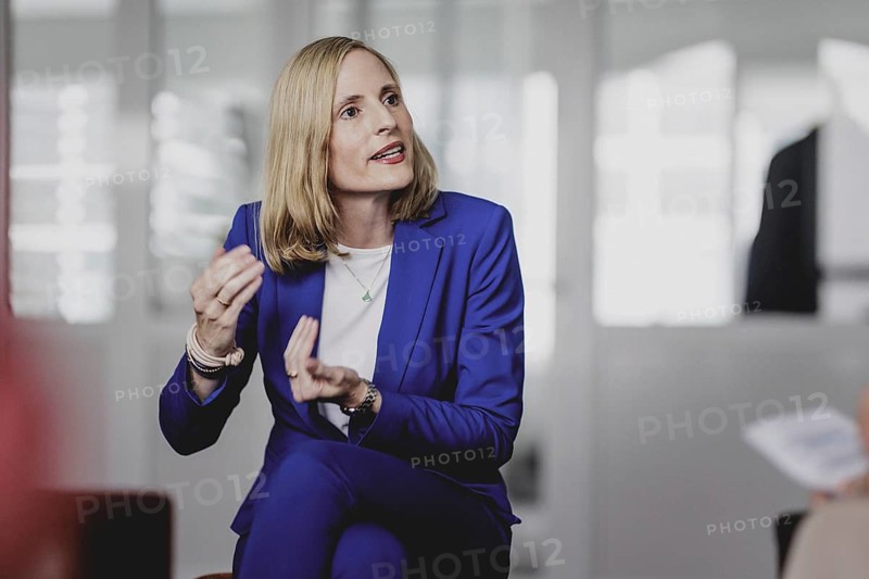 Marie-Christine Ostermann, President of the Association of Family Entrepreneurs, recorded during an interview in Berlin, 2 July 2024