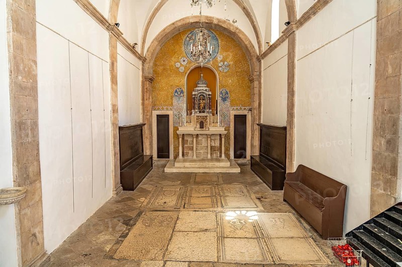 Interior of the Church of the Immaculate Conception of the Virgin Mary in Korcula, Croatia