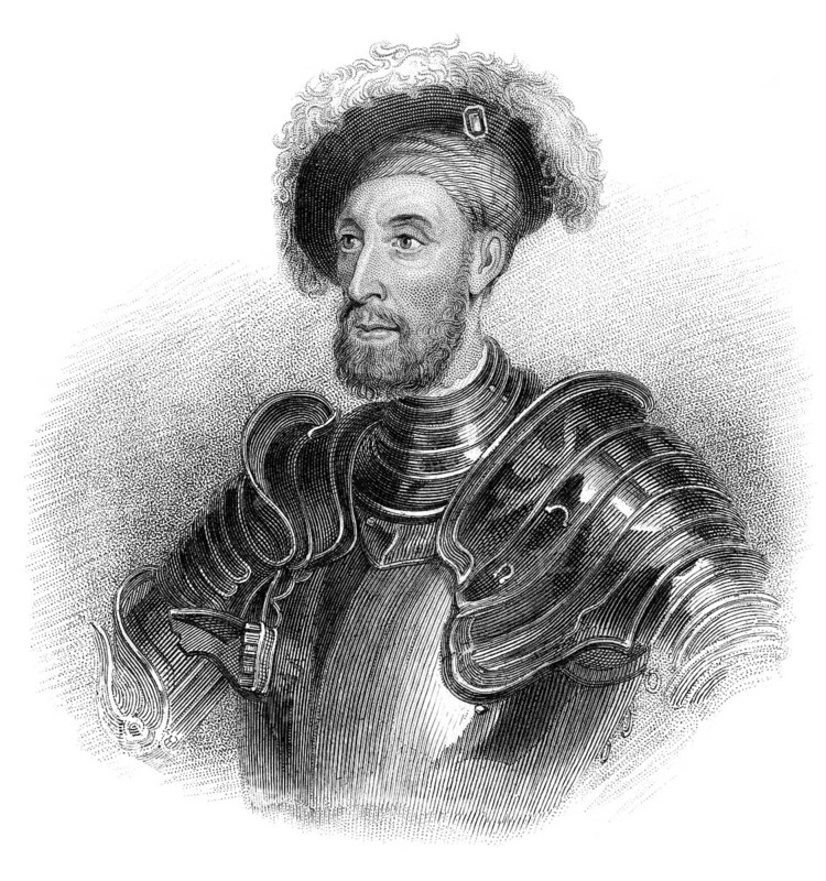 Sir Nicholas Carew oder Carewe, ca. 1496-1539, englischer Höfling und Diplomat