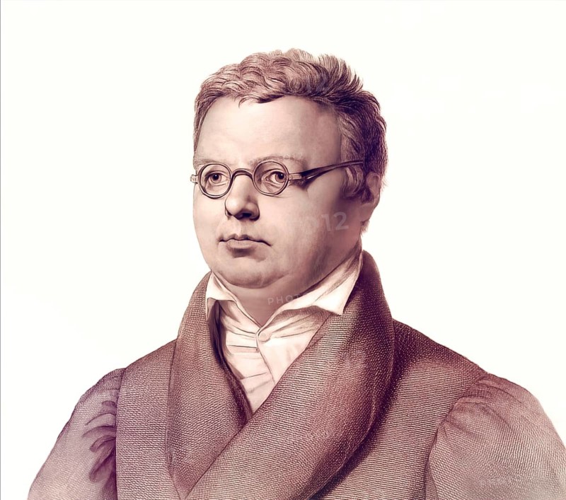 Friedrich Arnold Brockhaus, 1772 – 1823, German encyclopedia publisher and editor, digitally altered