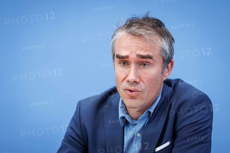 Benjamin Steinitz, Managing Director of the Federal Association RIAS e.V. (Federal Association of Research and Information Centres on Antisemitism), recorded at a press conference to present the Annual Report Antisemitic Incidents in Germany 2023 in Berlin, 25 June 2024