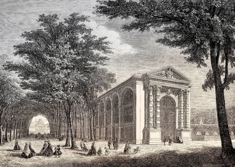 Terrasse des Feuillants en automne, Galerie Nationale du Jeu de Paume, Tuileries Gardens, Paris, France, 1863