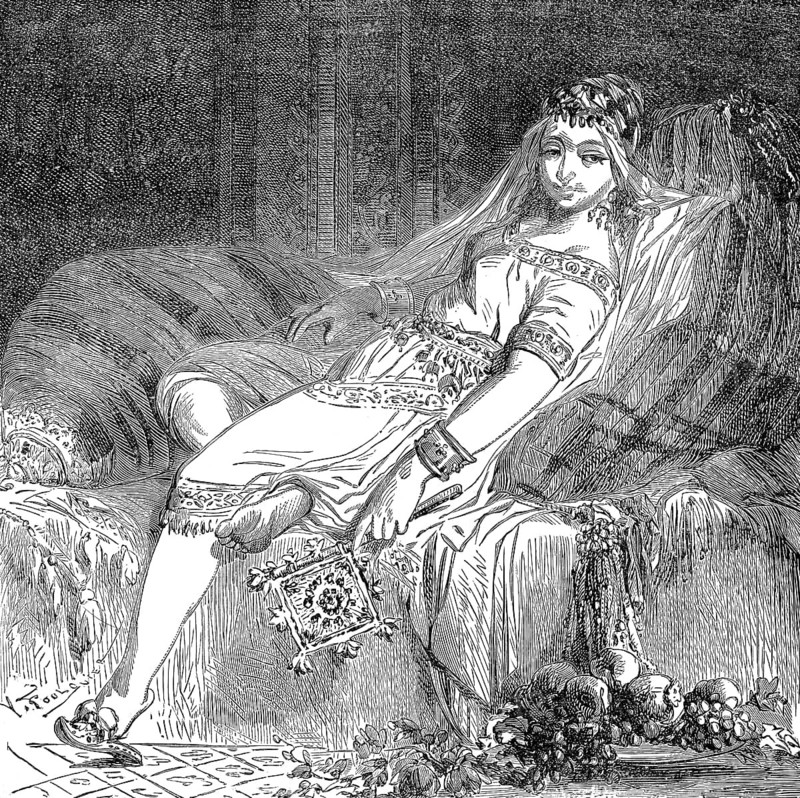 Pasque de Riveri or Madame la Patriarchesse, the concubine of Heraclius or Eraclius, Latin Patriarch of Jerusalem, 12th century