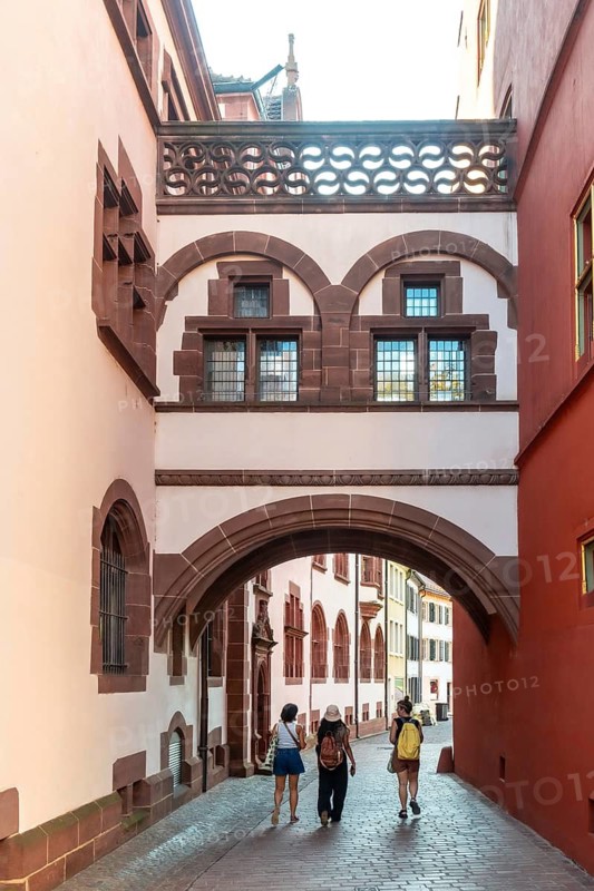 Enjoying summer tourism in the city of Freiburg im Breisgau, Germany