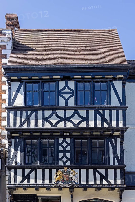 Timbered house, Tewkesbury, Gloucestershire, England, Great Britain