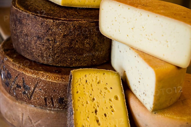 Cheese, hard cheese, organic cheese, Black Forest, Baden-Württemberg, Germany
