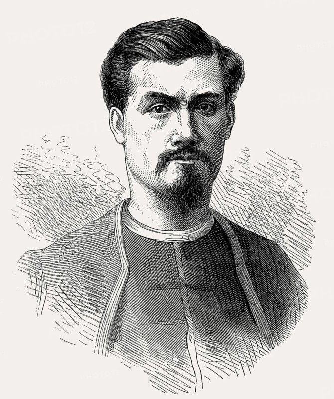 Déodat Gabriel Lejars, adjutant of Edmund Callier in the January Uprising, Poland, 1863