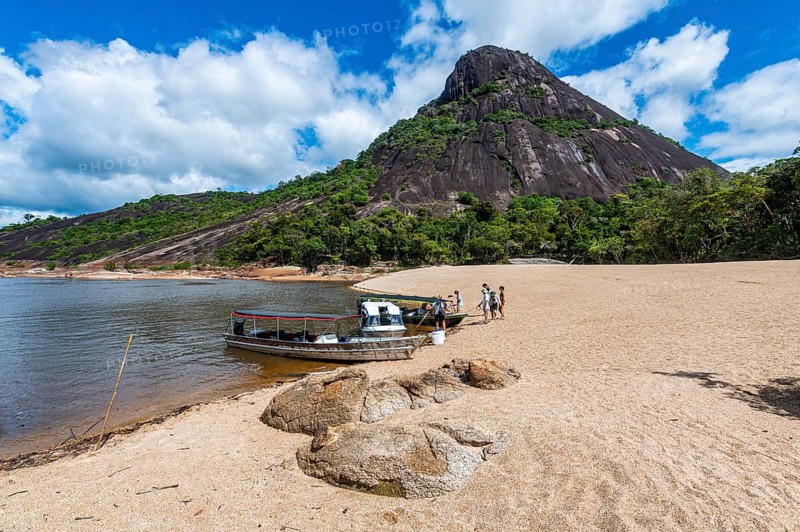 Huge granite hills, Cerros de Mavecure, Eastern Colombia