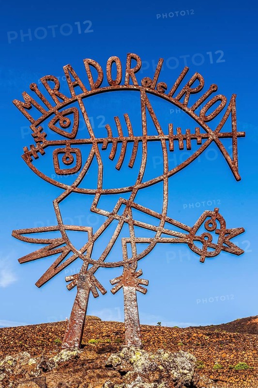 Mirador del Rio, viewpoint of the artist Cesar Manrique, Lanzarote, Canary Islands, Spain