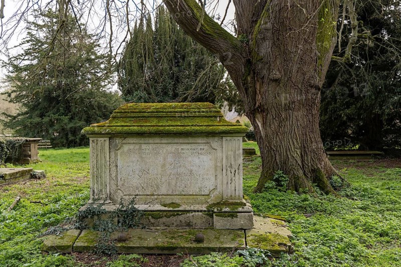 Tomb, cemetery, Buckingham, England, Great Britain