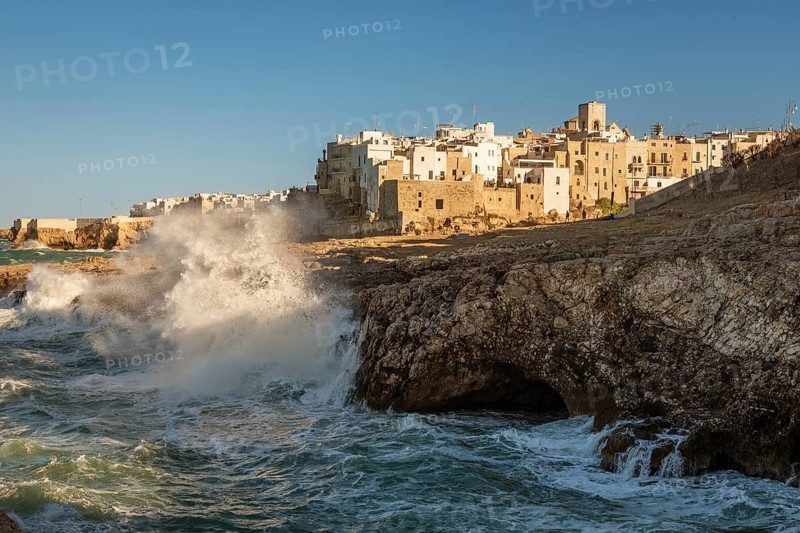 Seashore in Polignano a Mare, Puglia, Italy