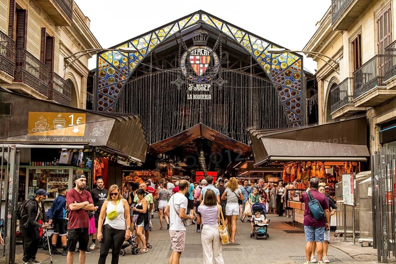 The Mercat de Sant Josep de la Boqueria is Barcelona's most famous market