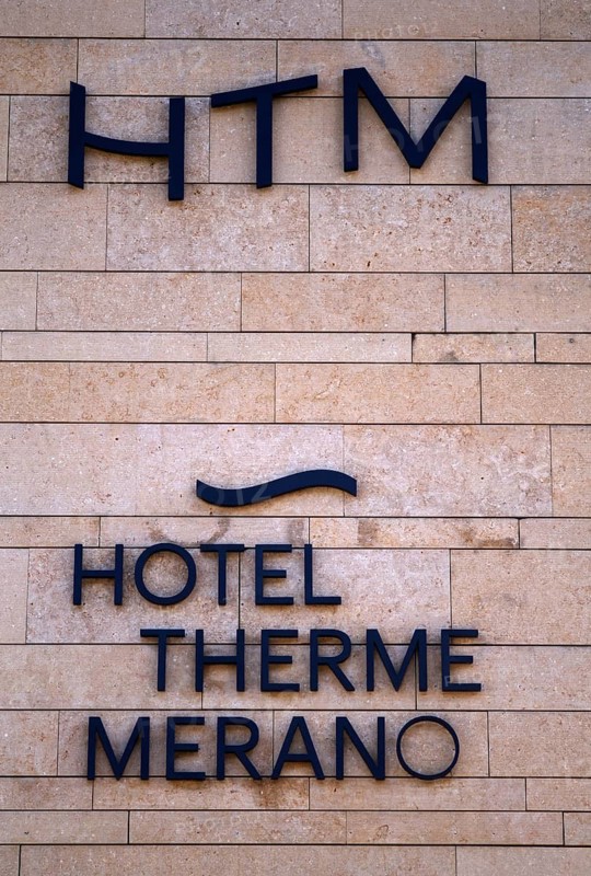 Logo, Hotel Terme Merano, Merano, Merano, South Tyrol, Autonomous Province of Bolzano, Italy