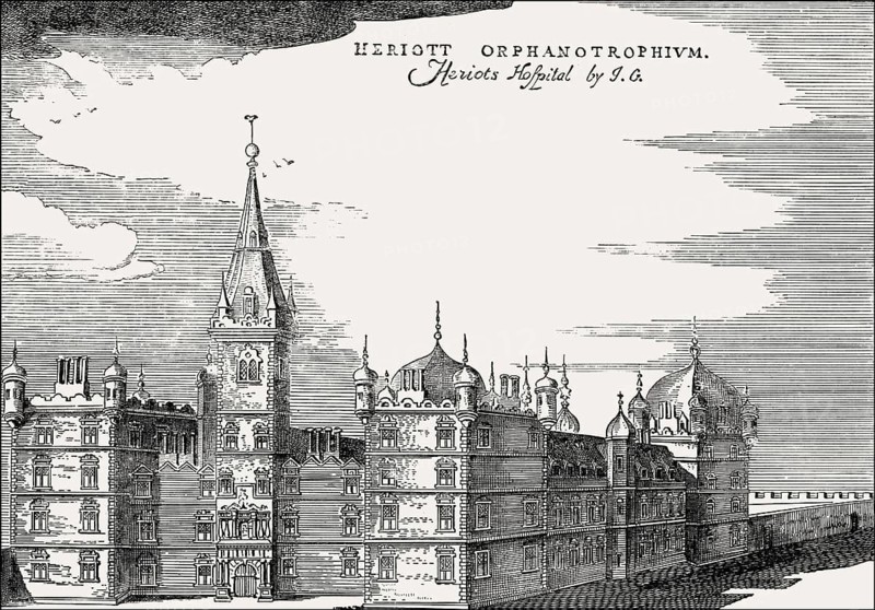 George Heriot's Hospital, Edinburgh, Scotland, 19th century