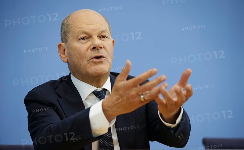 Olaf Scholz (SPD), Federal Chancellor, presents the 2025 budget at the BPK. Berlin, 05.07.2024. Photographed on behalf of the Federal Ministry of Finance