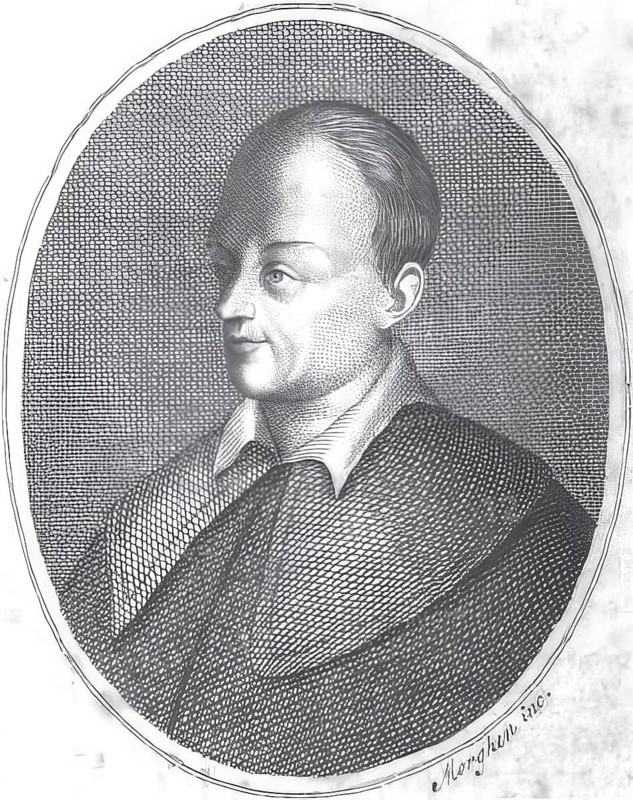 Antonio Beccadell, also known as Panormita, (born 1394 in Palermo, died 15 January 1471 in Naples) was an Italian Renaissance humanist, reproduction from an original of the time, historical, digitally enhanced