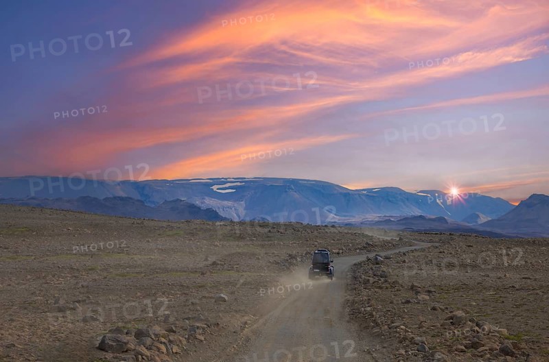 Iceland, Reykjavik, jeep tour expedition to Langjokull Glacier and ice caves