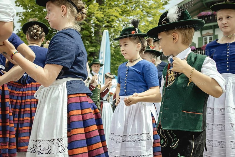 Traditional traditional costume anniversary of the Trachtenverein Schliersee Stamm 1888, Schliersee, Upper Bavaria, Bavaria, Germany, 2025