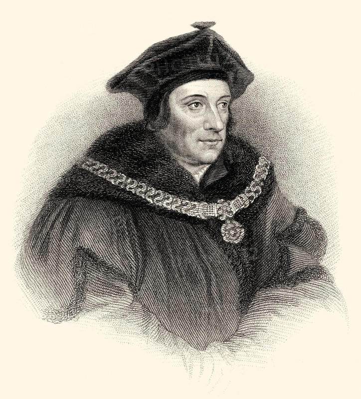 Sir Thomas More, Thomas More or More, 1478 - 1535, an English statesman, humanist writer and a saint and martyr of the Roman Catholic Church