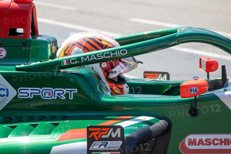 10 May 2024, Hockenheimring (Germany: Free practice of the FRECA (Formula regional by Alpine 2024) . Picture: Close-up of Giovanni Maschio Italy in the cockpit (RPM racing team)