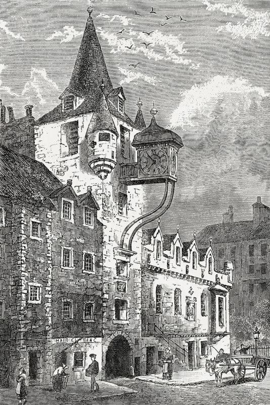 Canongate Tolbooth, Edinburgh, Scotland, 19th century