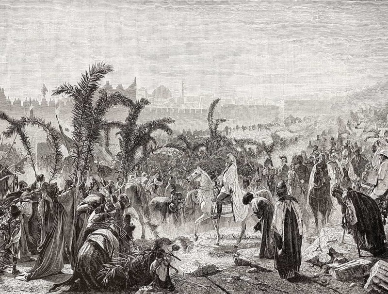 Journey to Palestine, William II, 1859 – 1941, German Emperor, 1898, Jerusalem