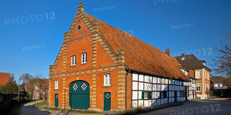 Haus Siekmann, socio-cultural centre of the town of Sendenhorst, Münsterland, North Rhine-Westphalia, Germany