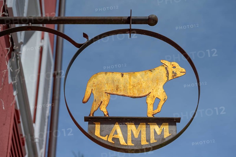 Nose sign from Gasthaus Lamm, Rottweil, Baden-Württemberg, Germany